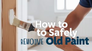 Remove old paint - Handyman Oakville Ontario
