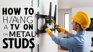 How to hang a tv on metal studs - handyman oakville ontario