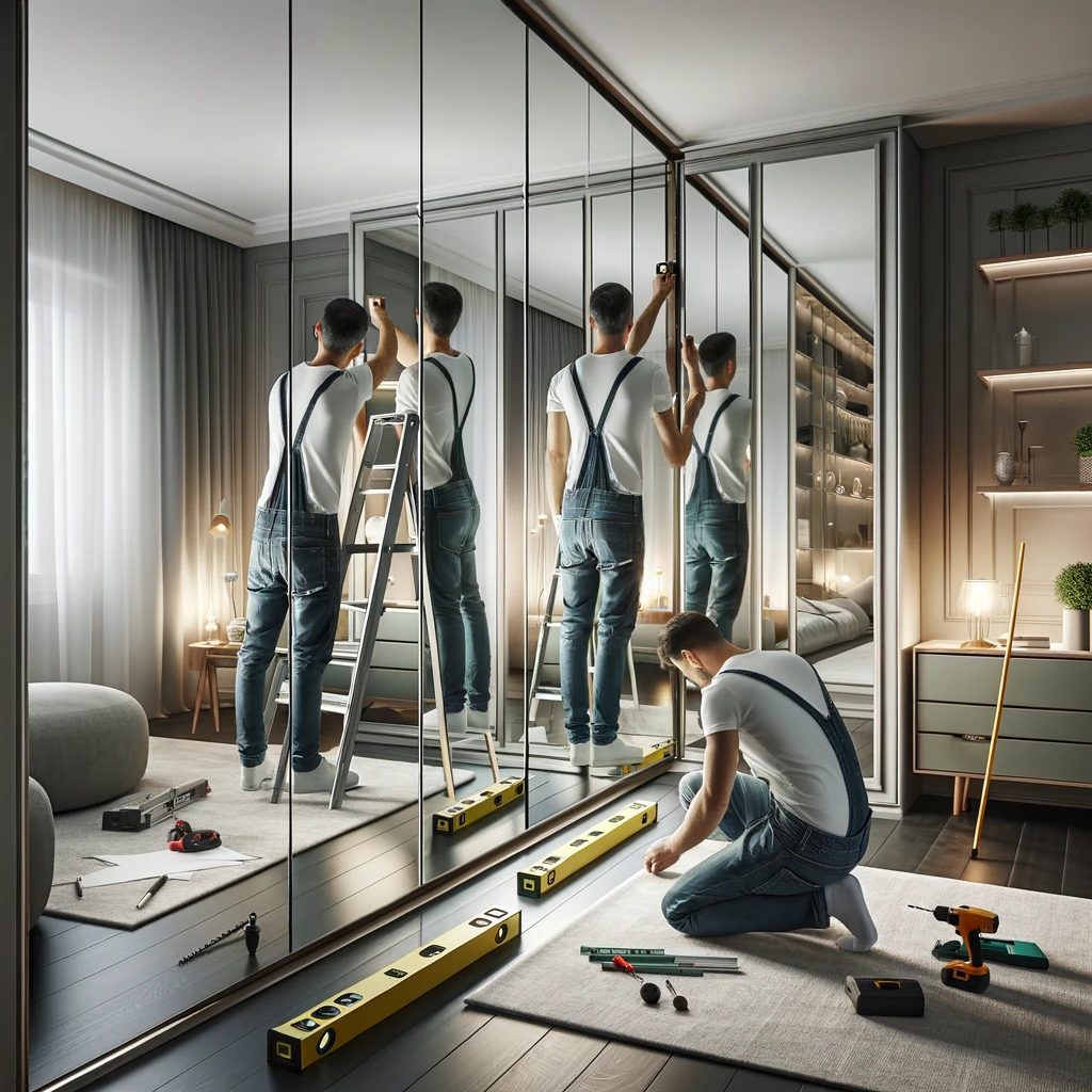 Sliding Mirror Door Installation in Oakville