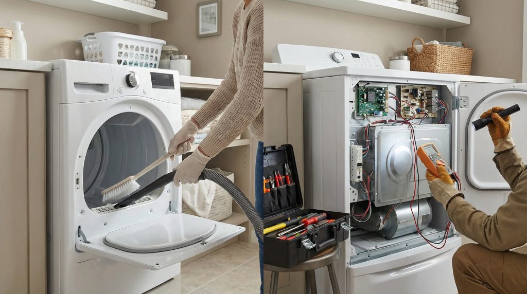 Fixing a Dryer the Smart Way for Safe Home Use 2 Fixing a Dryer at Home Versus Calling a Professional Technician