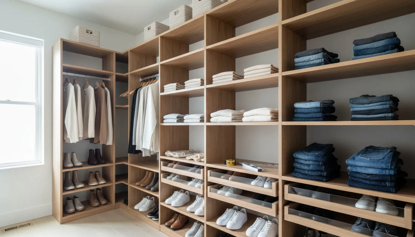 Closet Shelves Height Guide for Better Storage