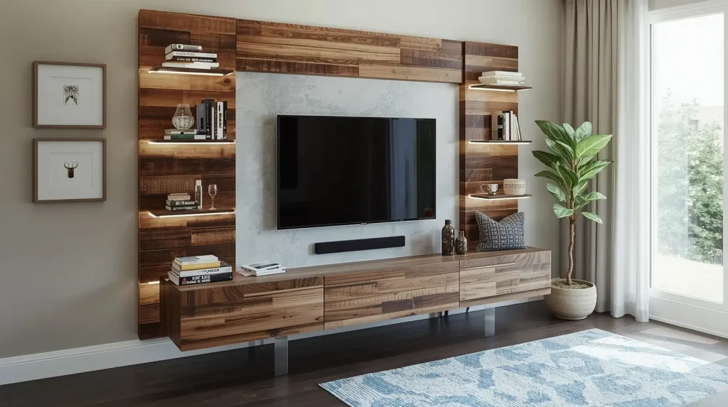 DIY Media Wall Ideas Create Your Own Stylish Setup