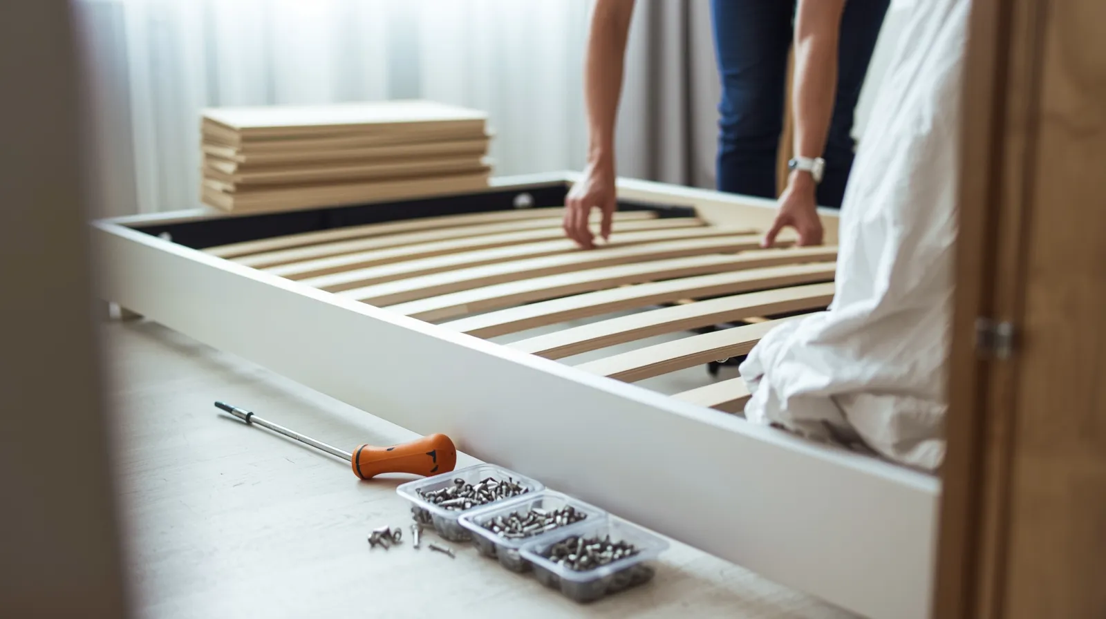 how to take apart ikea bed