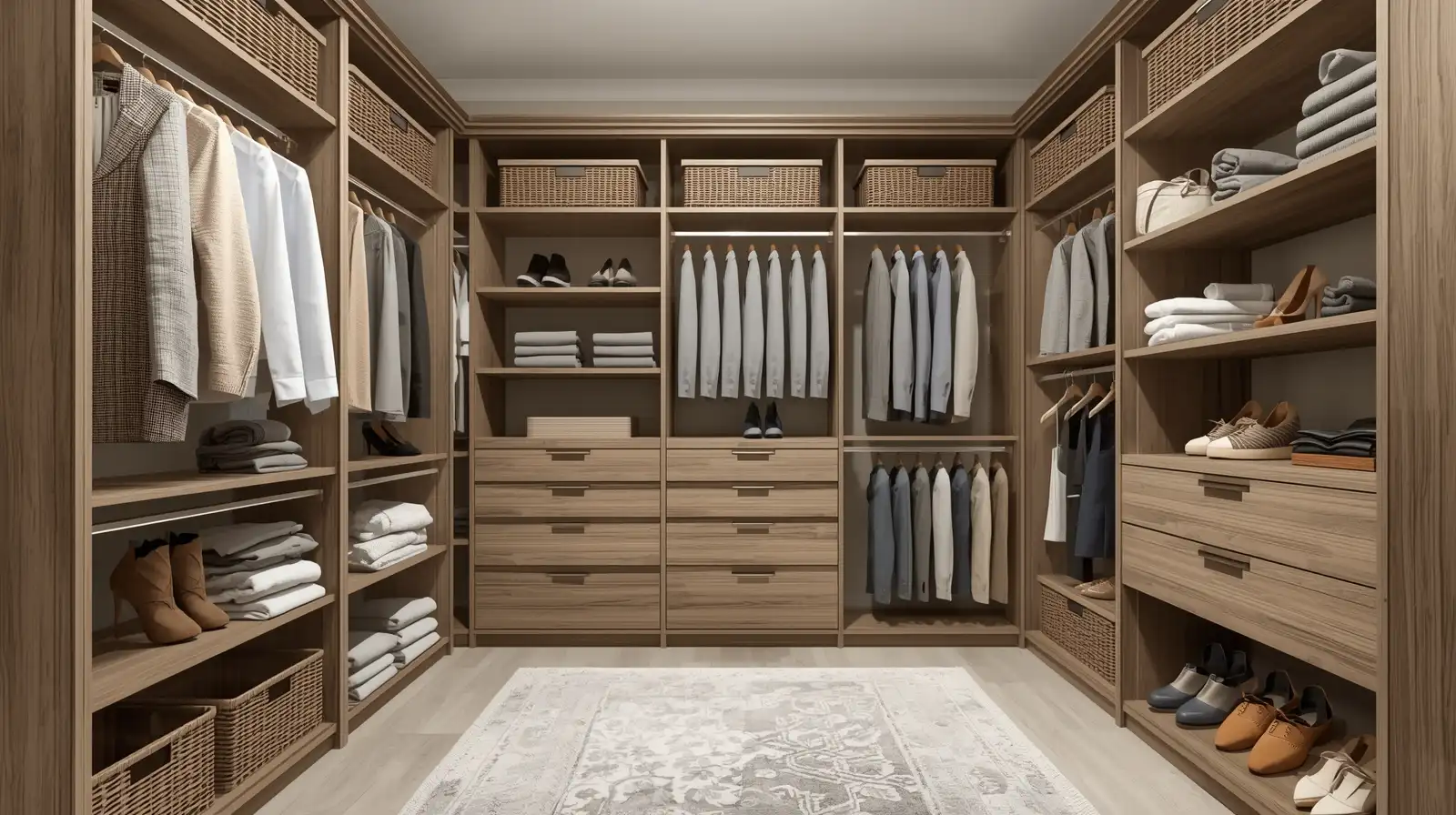 Closet with shelves ideas
