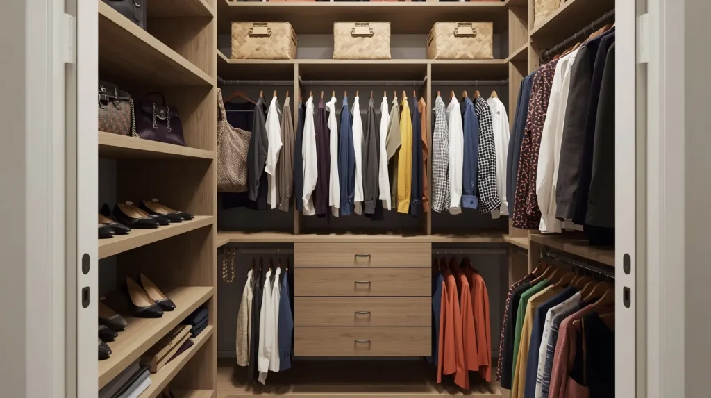 Small Walk In Closet Design Ideas