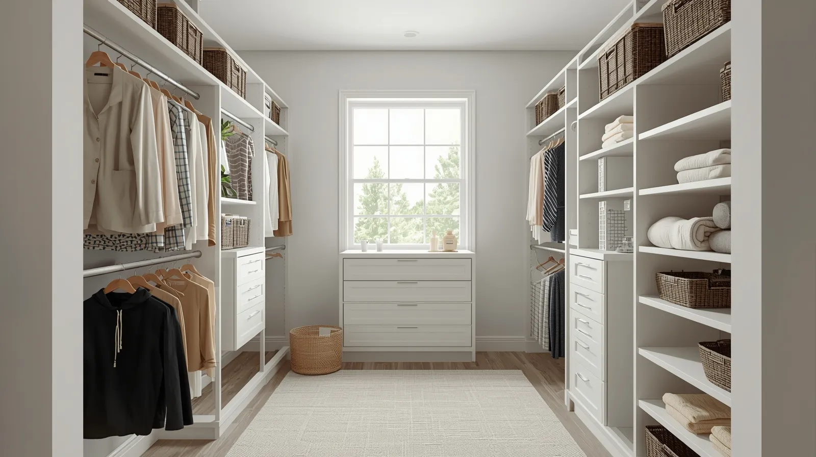 diy closet shelves and rods