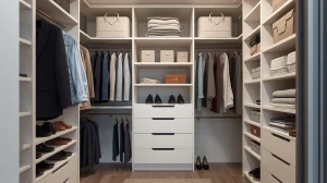 small walk in closet